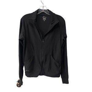 Nike Women’s Running Shirt JacketGym Workout Zip Size M Dri-Fit Excellent